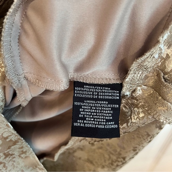 R&M Richards Gold embellished dress with jacket. Size 14 - Picture 11 of 15